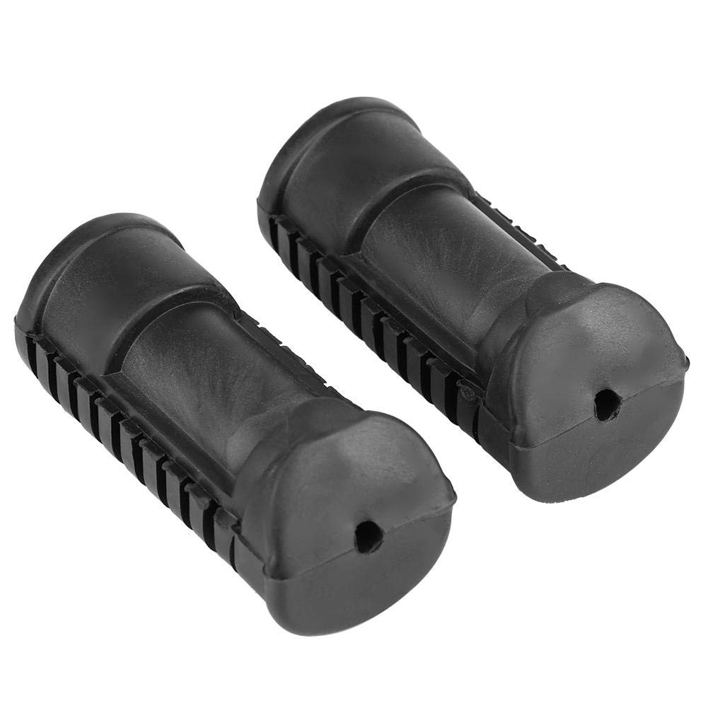 Copri Pedane Moto Universali In Gomma - EBTOOLS, Adatto Per Moto, Anteriore, Nero