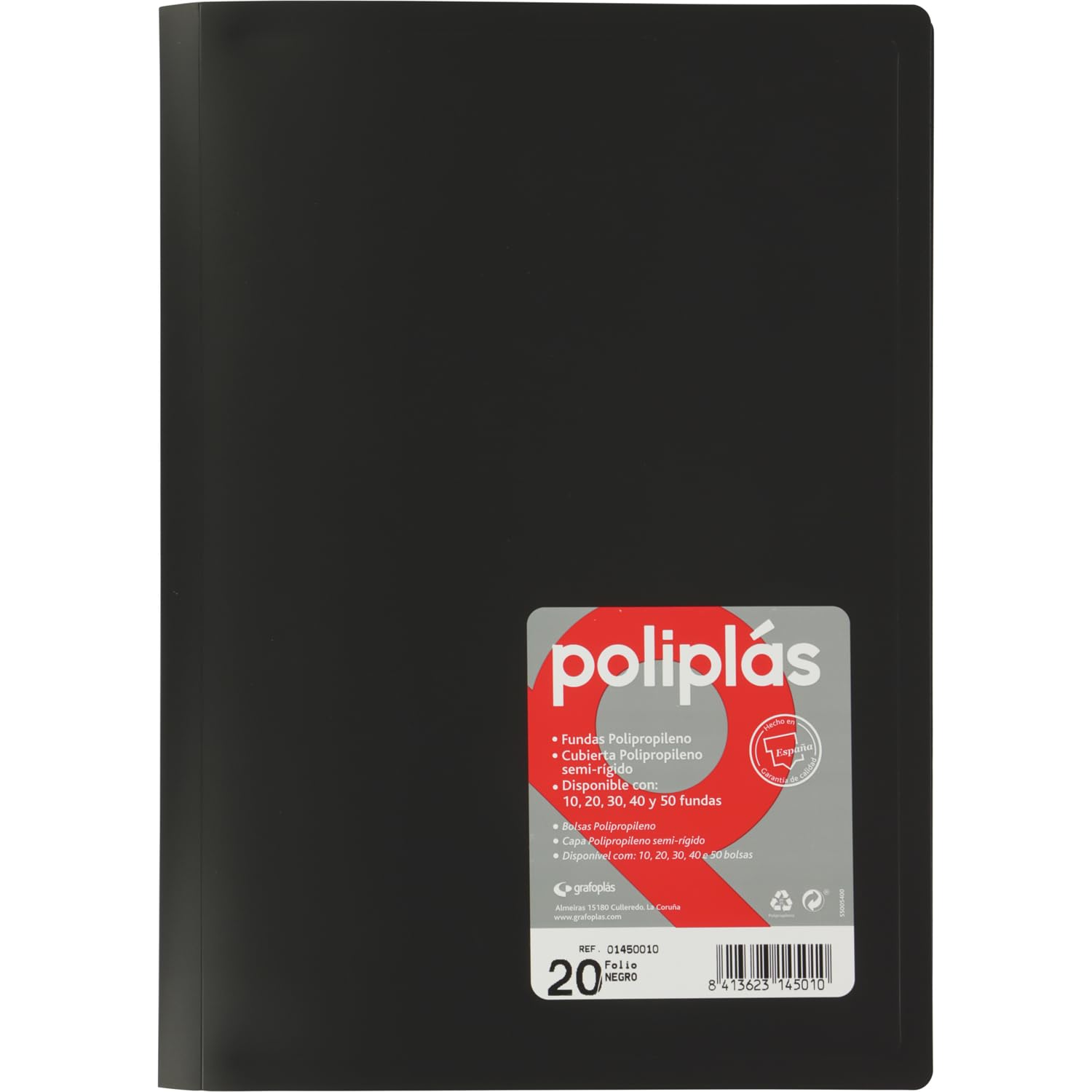 Grafoplas 1320010 Binder for File Sleeves and A4 Pockets.