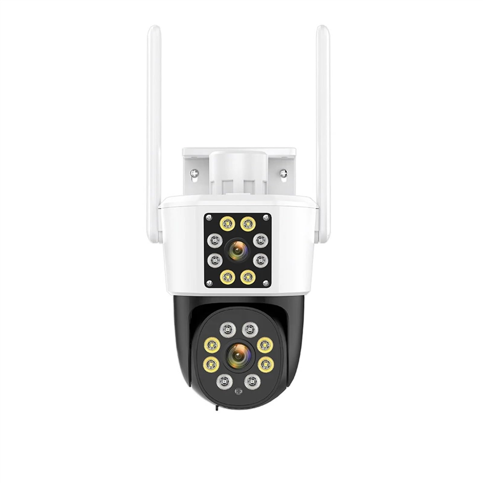 CVFRDD IP Camera 5K 12MP HD Three Lens PTZ Camera Outdoor 2K Dual Lens Motion Detection Security Camera Waterproof Surveillance(2K Camera)