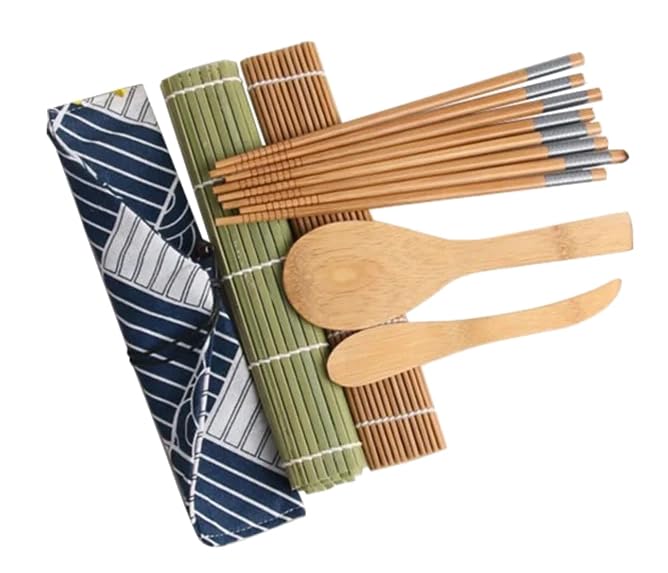 Cloober - Kit Sushi de Bambú Natural