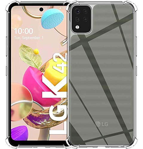 Tumundosmartphone Funda Gel TPU Anti-Shock Transparente para LG K42