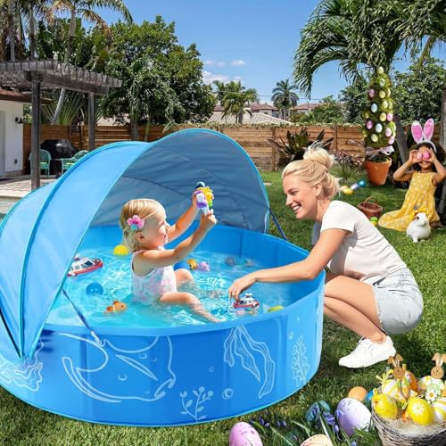 Piscine pour arrière-cour parc extérieur avec bâche ombre - 4