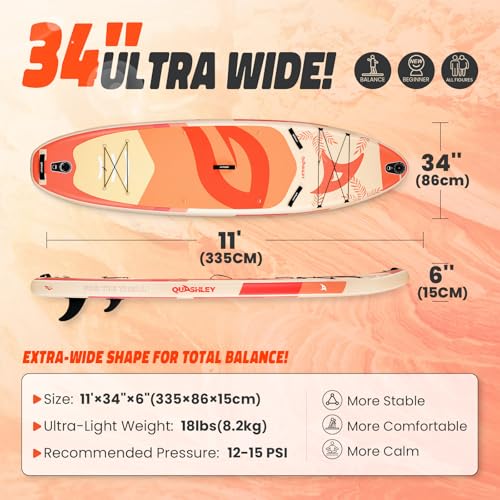 Inflatable Stand Up Paddle Board 11ft