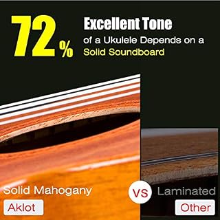 Kit de démarrage pour ukulélé ténor en acajou massif – Ukulélé de concert soprano – Guitare hawaïenne – 23 pouces – 12… - Les Beatles, Paul McCartney, John Lennon, RIngo Starr, George Harrison Kit de démarrage pour ukulélé ténor en acajou massif - Ukulélé de concert soprano - Guitare hawaïenne - 23 pouces - 12… – Image 2