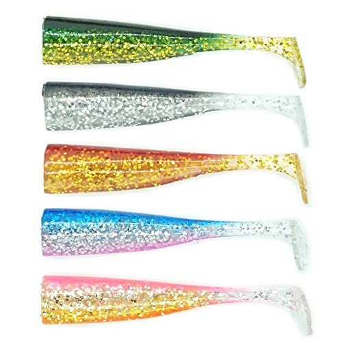 Glory Fish Lu-043 Worm Rabbit Head Spare Body 3 Inch Pack of 5 Assorted