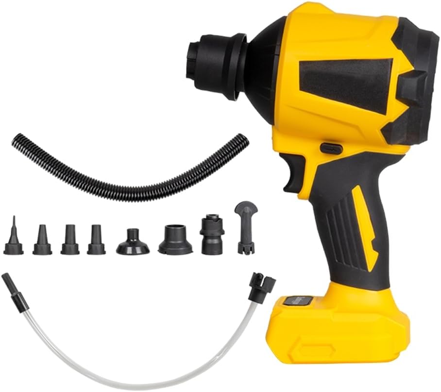 Handheld Cordless Blower Vacuum and Blower with 8Nozzles 1pc Thick Flexible Tube for and Debris