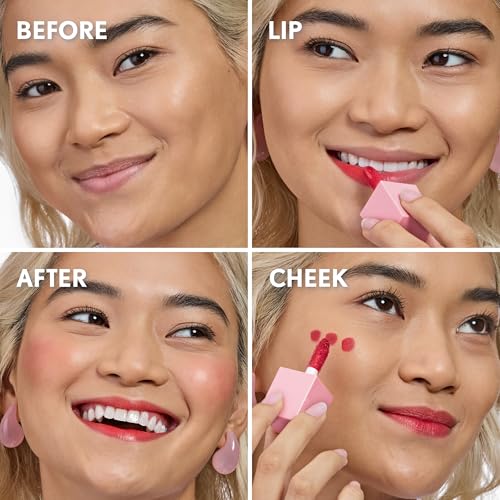 COVERGIRL Clean Fresh Jelly Water Tint, Lip & Cheek Tint, Transfer-Proof, Hydrating - 30 Watermelon Splash (Cool Pink) - image 3