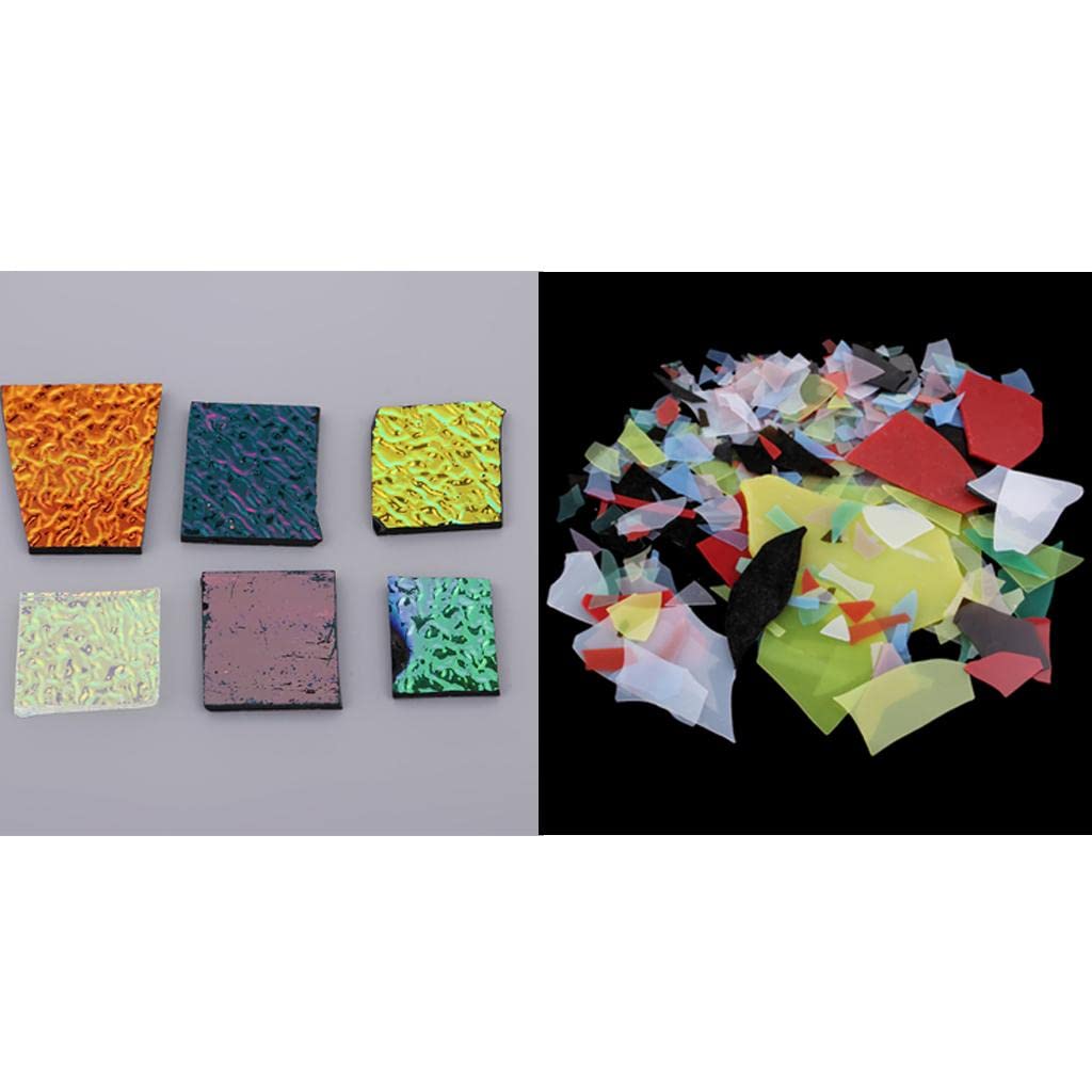 DYNWAVE 56g Fusing Glass Confetti Dichroic Tiles
