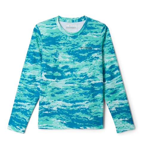 Columbia Boys' PFG Solar Stream Printed Long Sleeve Shirt
