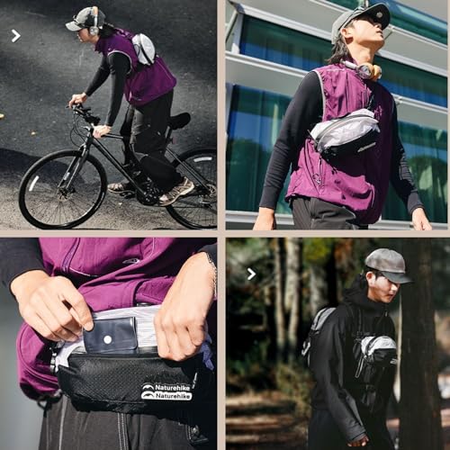 Windhike mochila de senderismo ligera 5L blanca miniatura 7