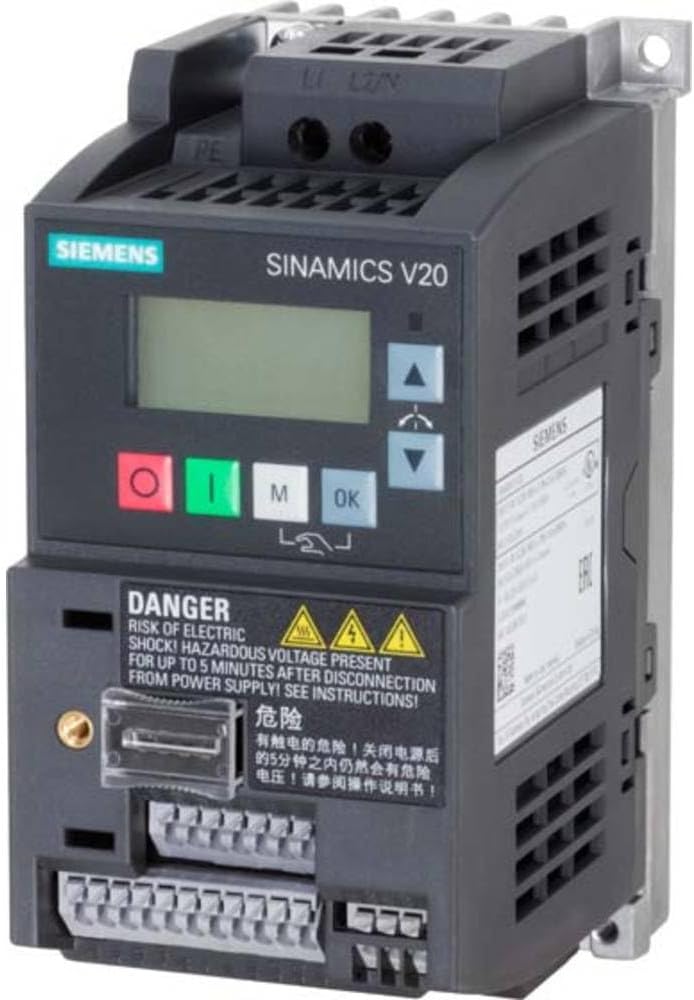 Siemens Frequenzumrichter 6SL3210-5BB12-5UV1 0.25kW 200 V, 240V