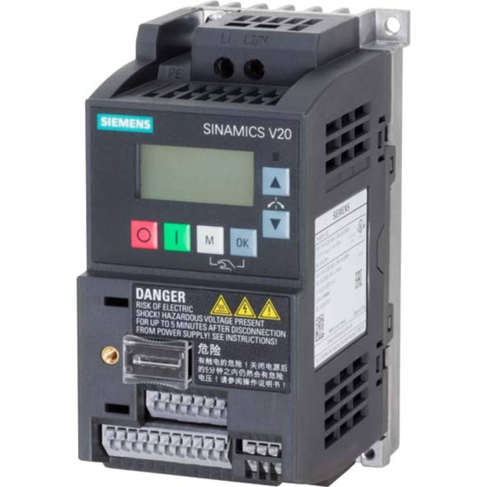 Siemens Frequenzumrichter 6SL3210-5BB12-5UV1 0.25kW 200 V, 240V