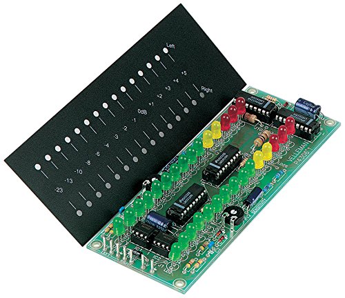 Super Big Clearance! Velleman K4306 2 x 15 LEDs Precision Stereo Volume Unit Meter, Multi-Colour