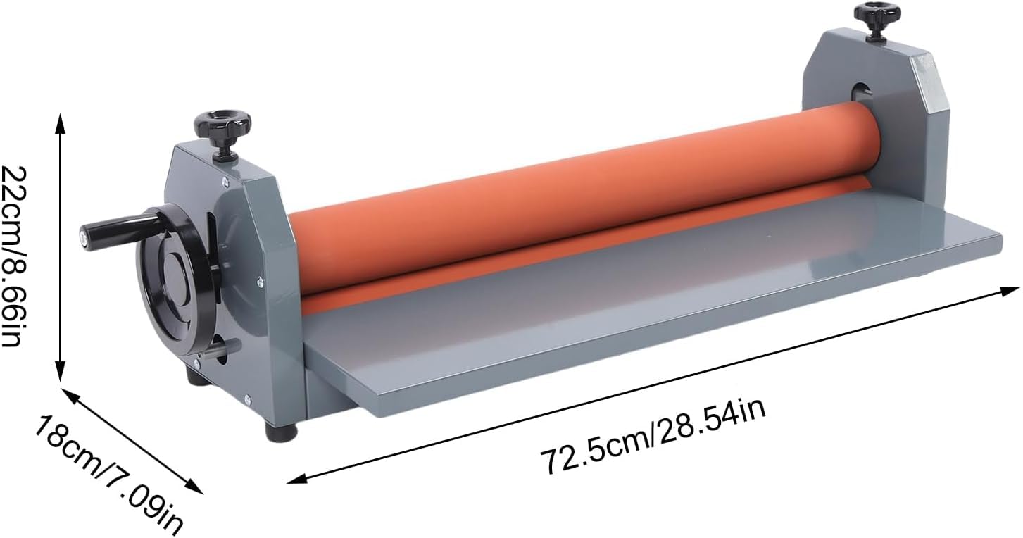 Plastificadora Manual en frío de 65 cm, Robusta y Estable, Ideal para oficinas, escuelas, talleres de Manualidades y fábricas.