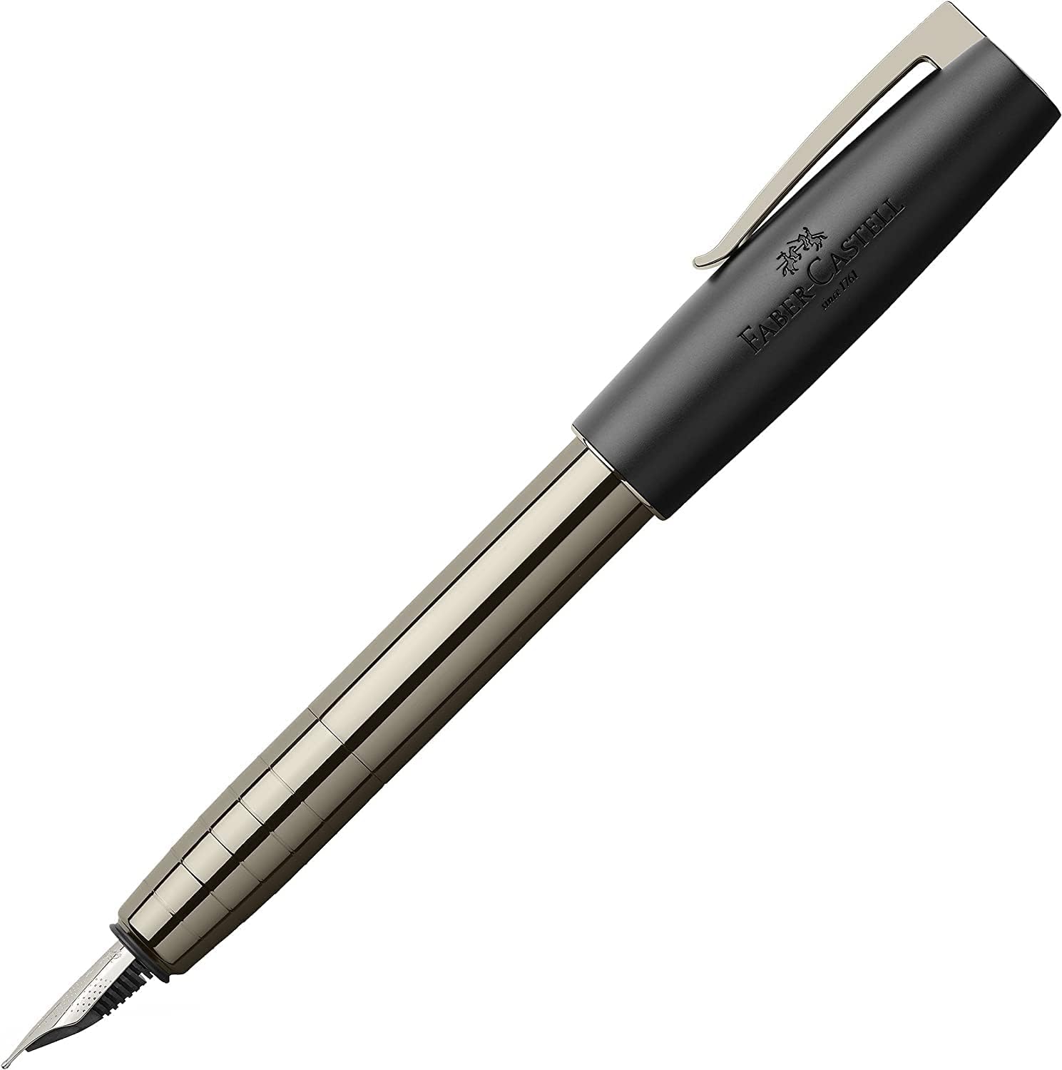 Faber-Castell 149240 Loom Gunmetal M Fountain Pen