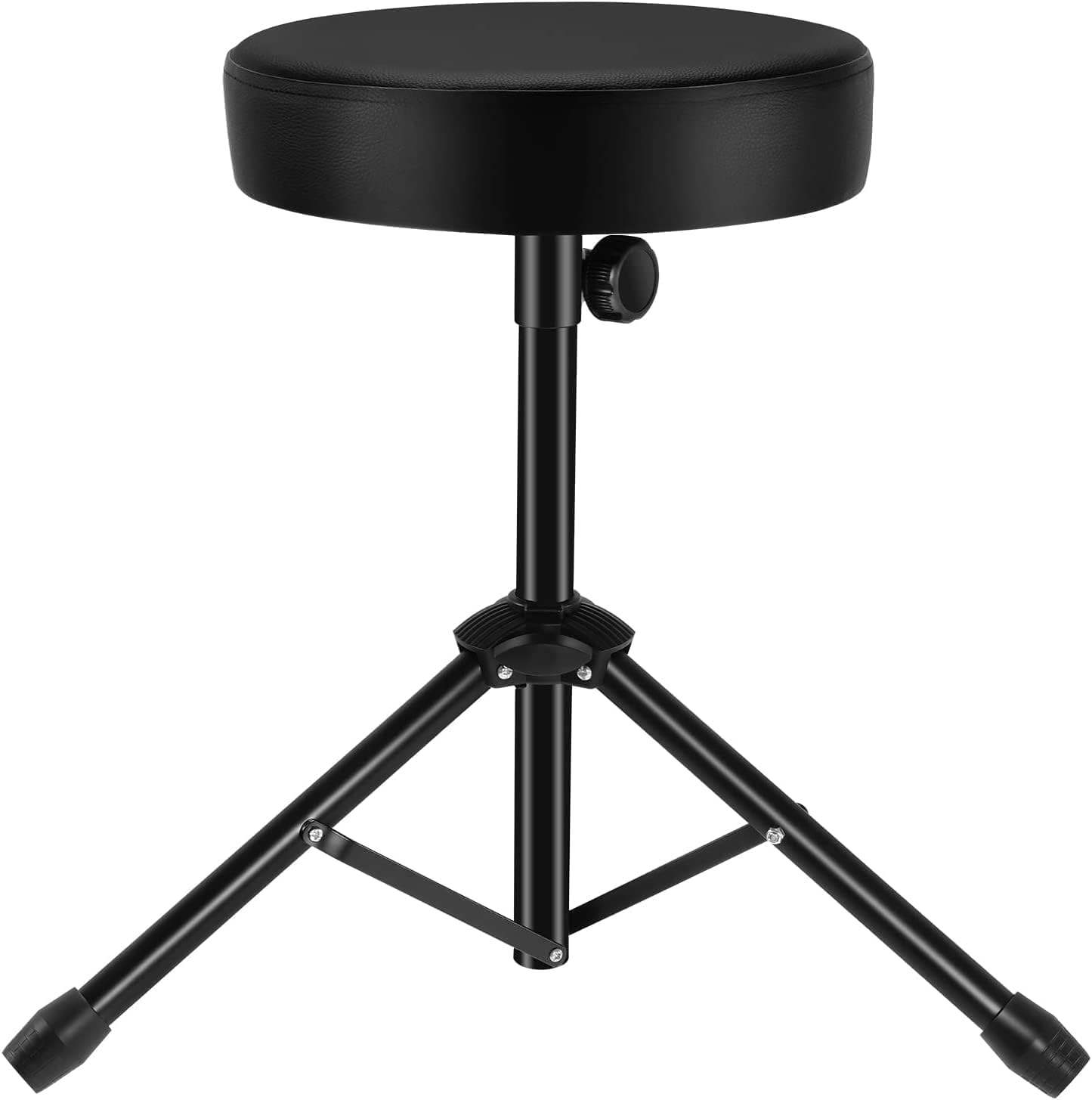 Softline Pro SP36 Universal Drum Throne,Padded Drum Seat Rotatable Drumming Stools with Anti-Slip Feet for Adults and Kids Black (SP36 - Single Stent)