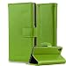 Produktbild Cadorabo Hülle für Sony Xperia Z5 in Gras GRÜN  Handyhülle mit Magnetverschluss, Standfunktion und Kartenfach  Case Cover Schutzhülle Etui Tasche Book Klapp Style