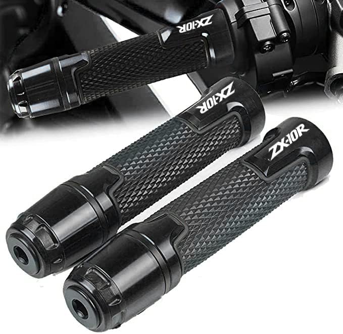 Miniatura 5 de Universal 78 '' 0.866 in motocicleta Powersports manillar Grips con extremos de agarre para Kawasaki ZX10R