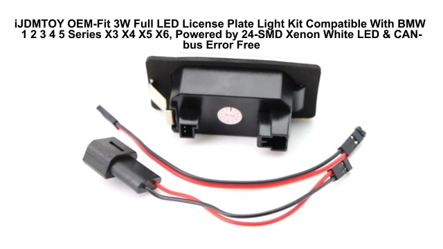 POPMOTORZ LED Éclairage De Plaque D'immatriculation, 2