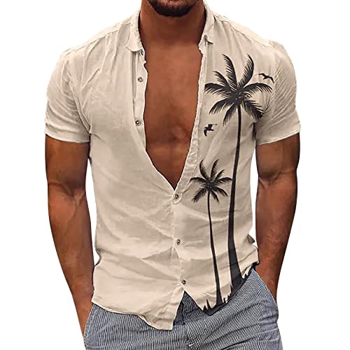 Chemise en lin homme grande taille anti-transpiration pour rester frais cet été