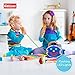 Karaoke Machine for Kids with 2 Microphones | Kids Music Player with 100 Pre-Loaded Songs & Bluetooth, Aux Connection | Singing Machine Karaoke for Toddler with Record & Playback