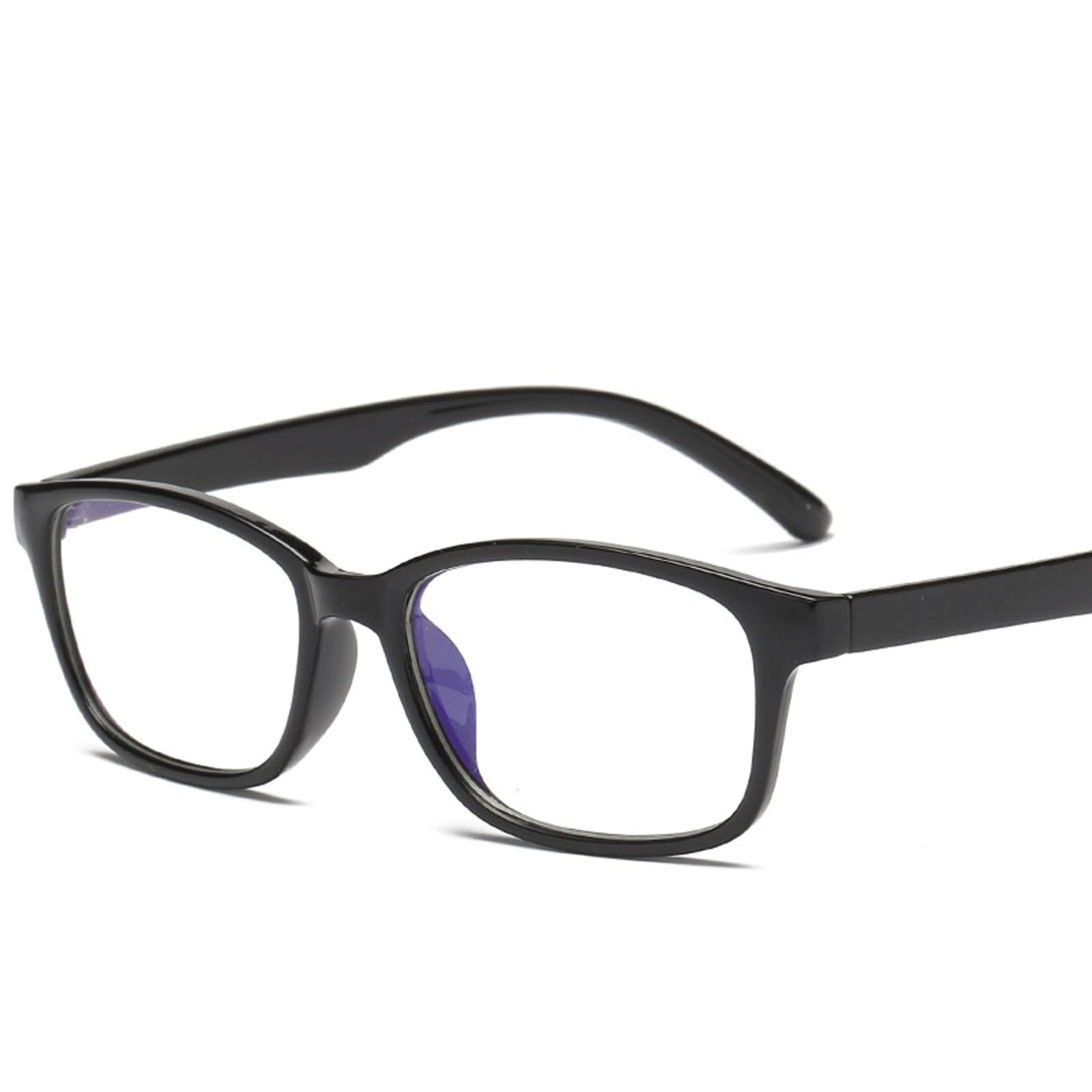 KLJUddGY Fashion Eyewear Frames Non Prescription Eyeglasses Blue Light Glasses Unisex Spectacles for Computer Blocking Reading Glasses(Lila)
