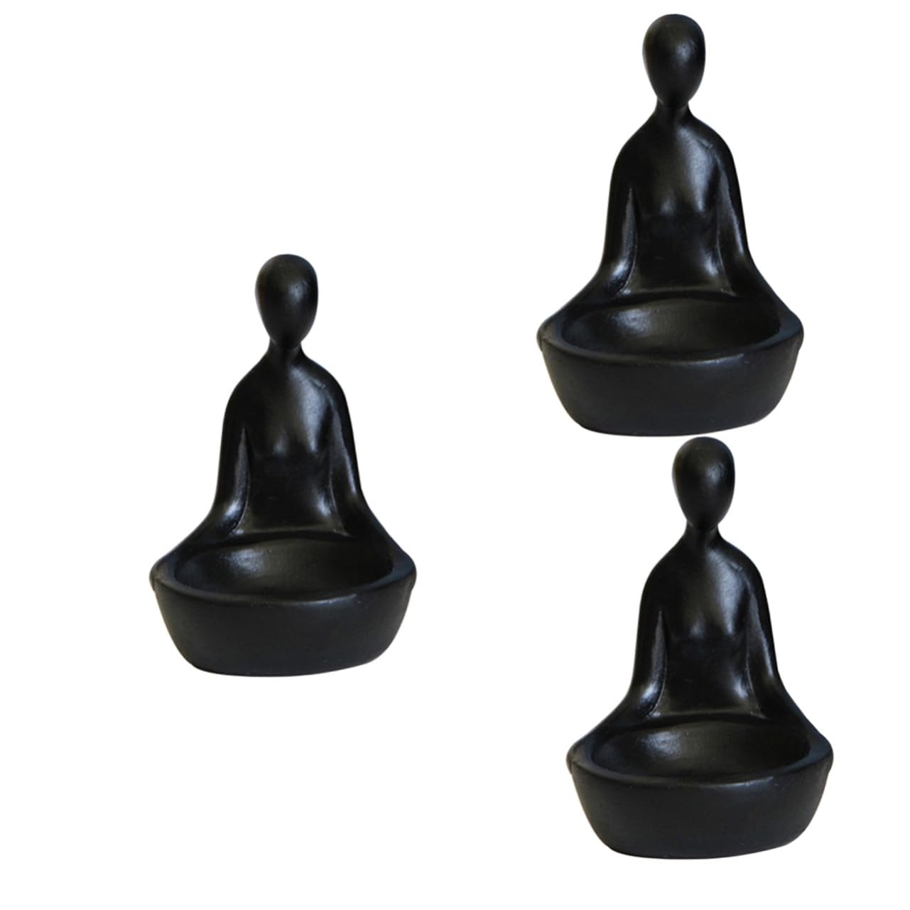 Ciieeo Portacandele Moderno in Resina Con Figura Astratta 3 Pezzi Per Decorazioni Da Tavola