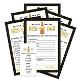 Beer Word Scramble Party Game Card Pack (25 Guests) Unique Unscramble - Adults - Daddy Diaper Party...