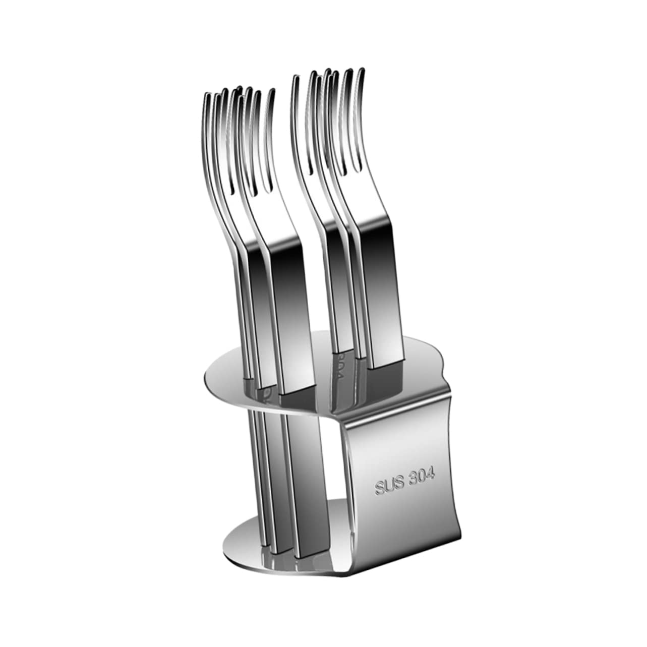 Alipis 2sets Forchette Inossidabile Con Base Per Dessert e Forchettine e Pratiche Per Appetizer e Tè Per e All