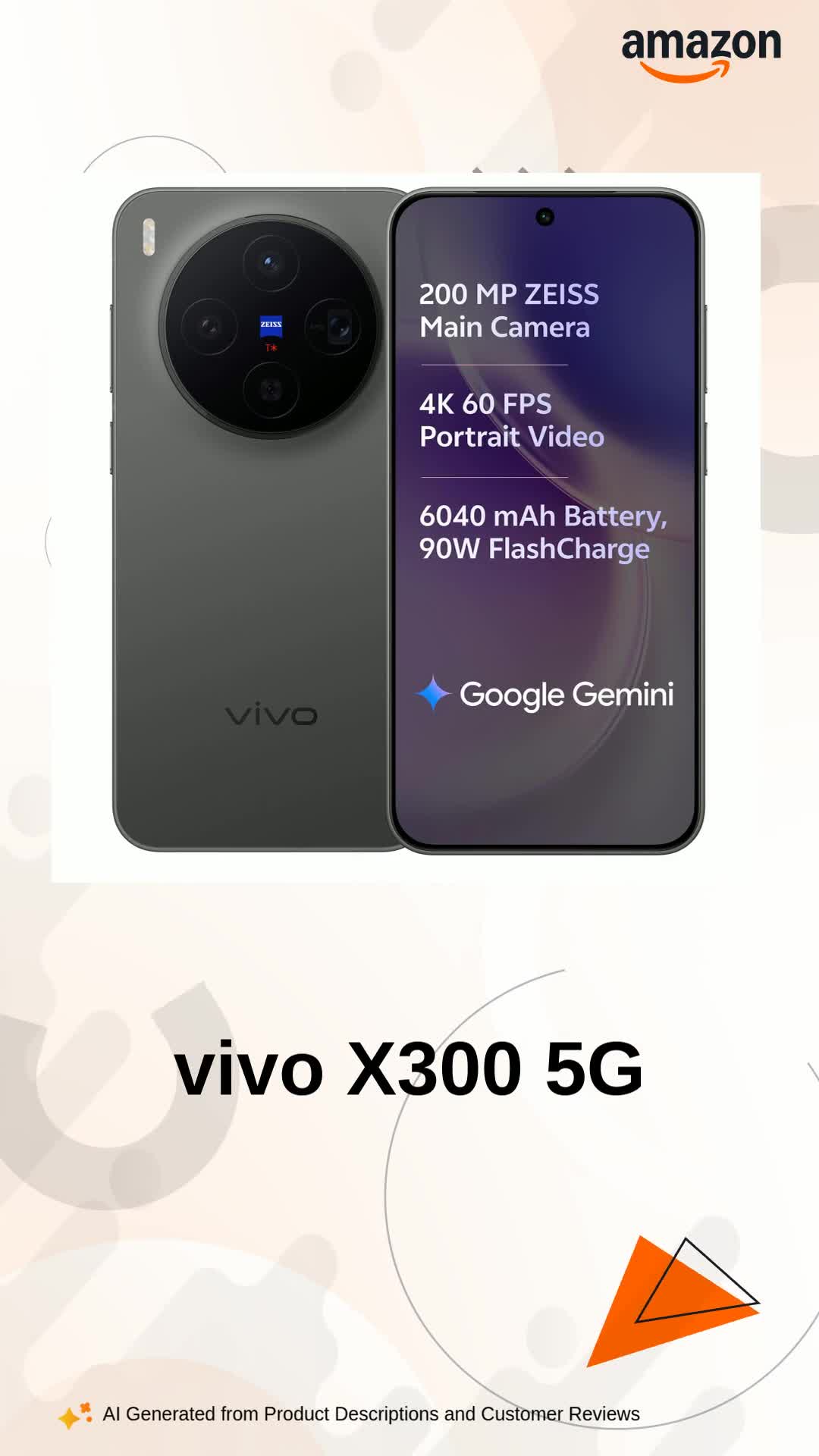 美品vivo X300 12GB/256GBバッテリー最大容量100%ケース付き vivo X300 5G (Elite Black, 12GB RAM, 256GB Storage) with No Cost