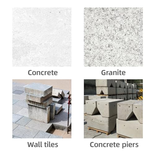 SDS Plus Hammerbohrer mit 4 Hartmetall Betonbohrer Schneiden Fliesenbohrer Metallbohrer Steinbohrer Betonbohrer Schlagbohrmaschine Bohren 25mm x 200mm für Beton, Ziegelmauer Geschenke für Männer