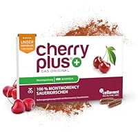US-Montmorency-Sauerkirschen Kapseln – hochdosierter Sauerkirschen-Extrakt – 55.000 mg pro Tagesdosis – Cherry PLUS