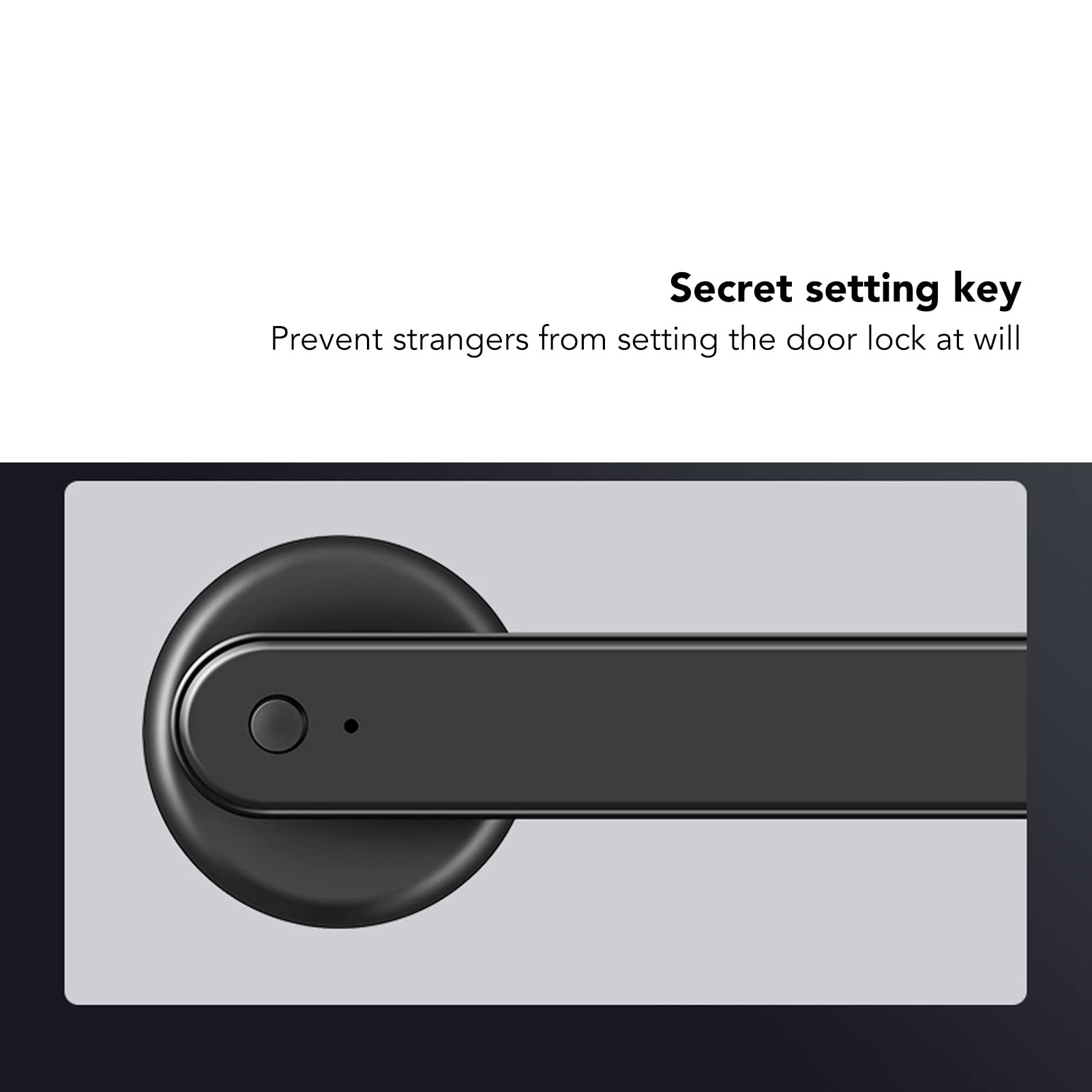 Cocoarm Serrures de Porte Intelligentes, Entrée sans clé, Empreinte