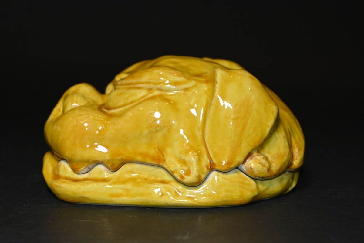 Amazon.co.jp: 東洋のロダン朝倉文夫作獅子頭香合箱無彫塑彫刻家