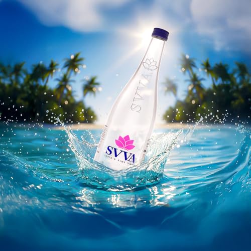 Image of SVVA Earth's Finest Water Premium Subterranean Water | 750 ML Pack 24(PET), Alkaline pH 8+ | Balanced Mineral Essential Healthy Mineral Hydration | Premium PET Bottle Refillable Bottle