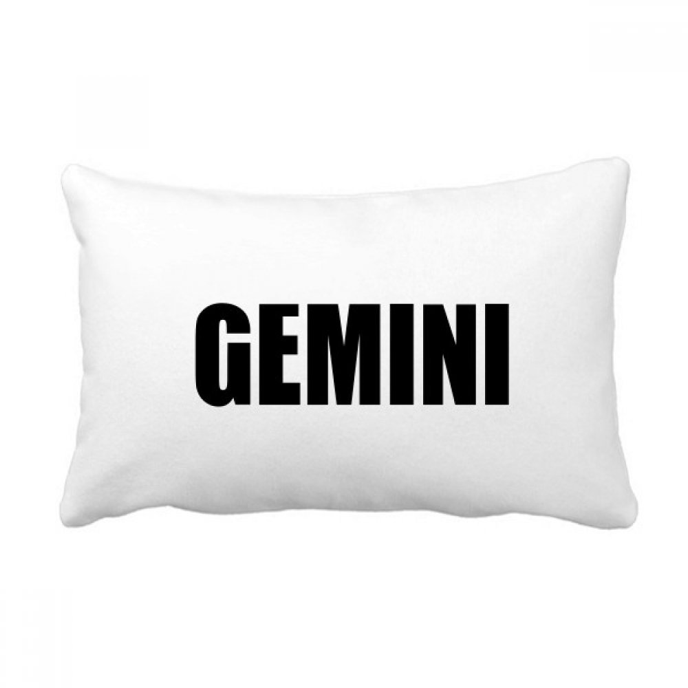 Oreiller lombaire Gemini noir multicolore pour embellir le canapé de votre salon