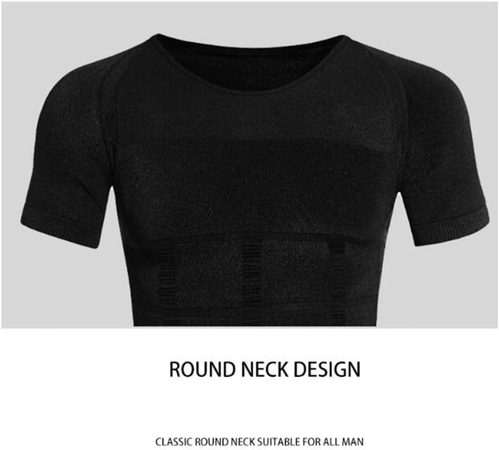 Men's Compression Shirt Undershirt Slimming Tank Top Workout Vest Slim Body Shaper Muscle Shirt