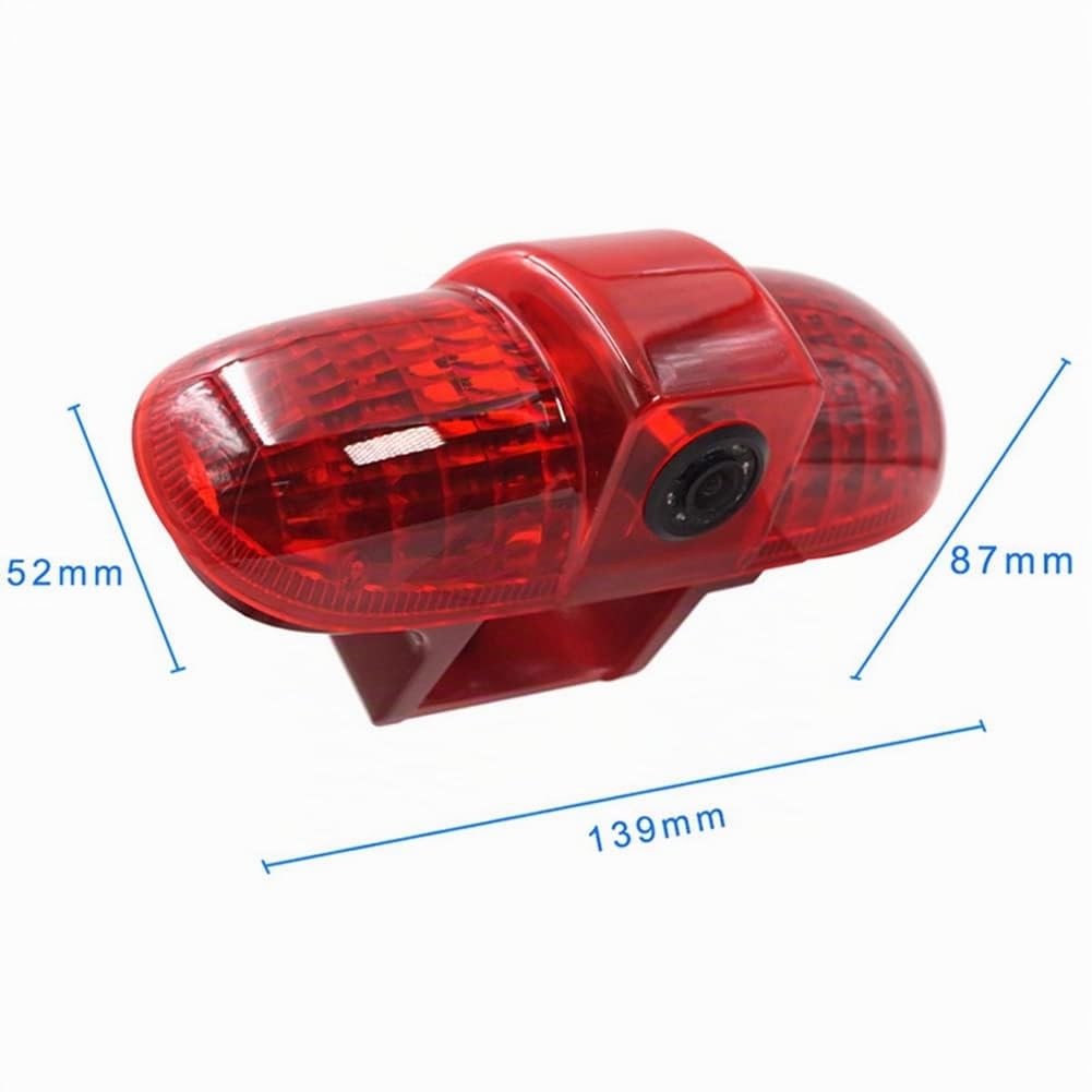 FITTG CaméRa de Recul CMOS pour Opel Vivaro / Trafic 2001-2014 Etanche 170 TroisièMe Feu Stop CaméRa de Recul