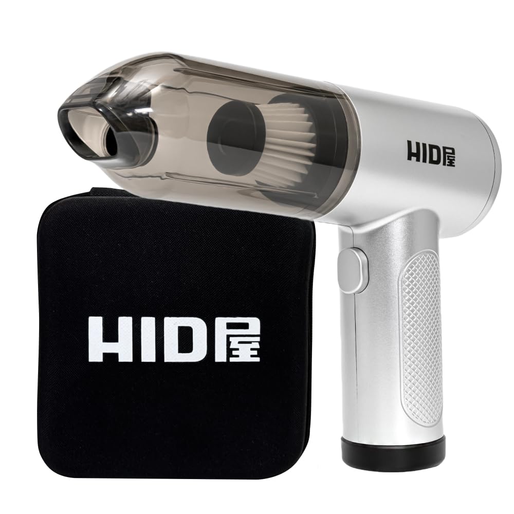 HID屋 ハンディクリーナー 車用掃除機 コードレス ハンディ掃除機 超軽量0.…