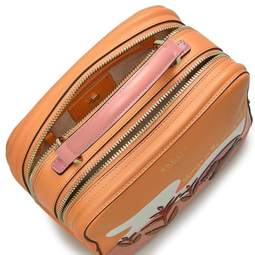 RADLEY London Spring Street Apricot Small Zip Around Satchel Cross Body & Grab Bag, Orange, 18.5cm3
