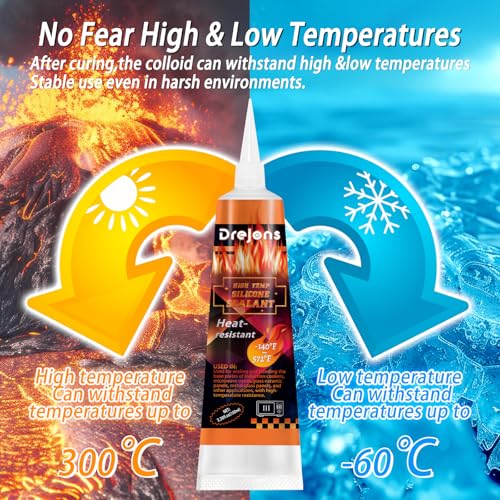 Image of High-Temperature Silicone Sealer for Cooktops, Appliance Glass & Microcrystalline Panels - 100ml