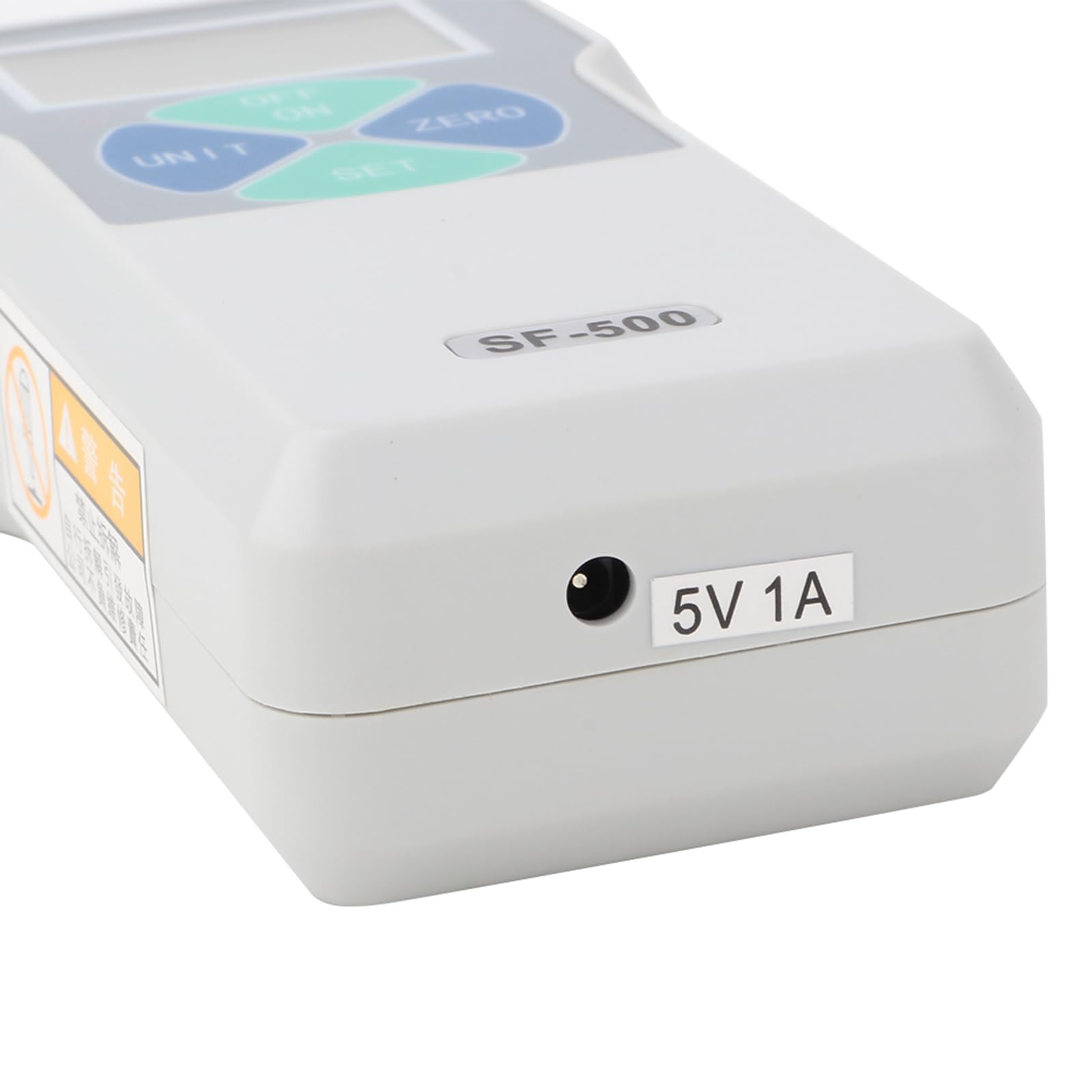 Jauge de Force Numérique SF-500, Jauge de Force Portable 500N 100-240V avec Batterie au Lithium 3,7V (Prise UE)