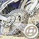 yotutun Fahrrad Kettenrad, 37 Zähnen 420 Kette Kettenrad Hinterrad 48 mm Stahl Ritzel Hinten Heckrad Leichtes Kettenrad Elektrofahrrad Ersatzzubehör für 50cc-125cc Go Kart, ATV, Motorrad