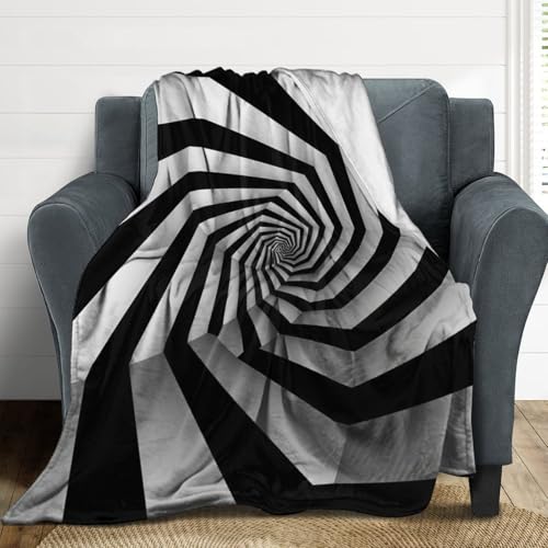 Couverture flanelle 130x150cm plaid canapé lit imprimé géométrique