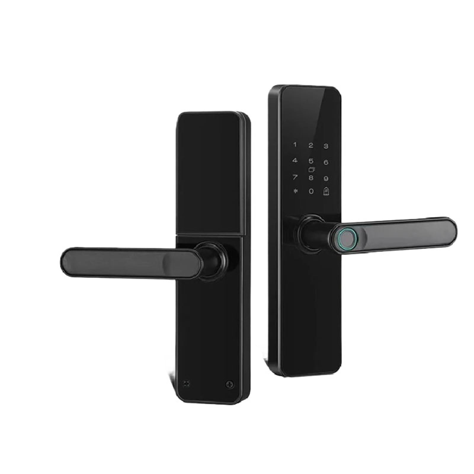Serrure de porte intelligente avec application, serrure électronique numérique, en bois for maison, empreinte biométrique Bureau Commercial
