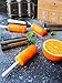 Ecozoi Stainless Steel Popsicle Molds, 6 Metal Ice Popsicle Makers, 30 Reusable Bamboo Sticks, 12 Silicone Seals and 1 Rack, Eco Popsicle Molds for Kids and Adults, 3 oz Per Mold (Round)