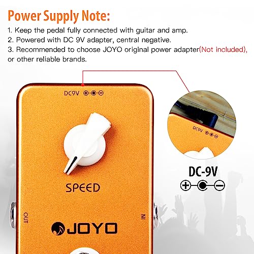 Image of JOYO Vintage Phase Guitar Pedal, Analog 70's Classic Phaser Tone with Speed Control for Electric Guitar, True Bypass (JF-06)