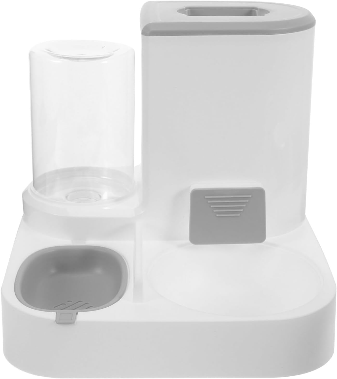 POPETPOP Automatic Pet Water Feeder and Food Bowl for Cats and Dogs Capacity Detachable Design Easy to Sturdy Water Dispenser for Multiple Pets Feeding