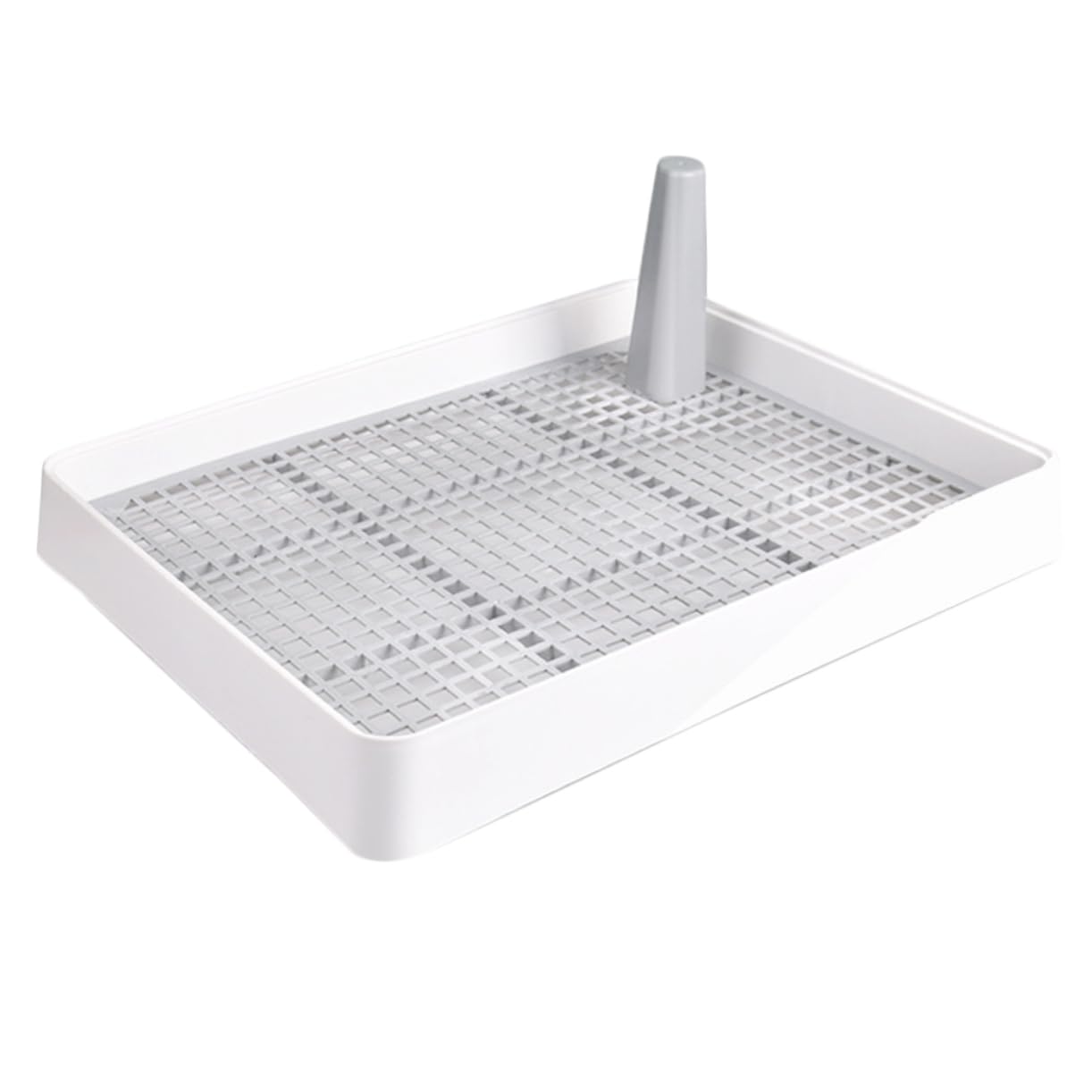 HOLIDYOYO Open Type Dog Toilet for Small Breeds Urinal Basin for Easy Potty Training Convenient Indoor Use Durable Design for Patios and Balconies Chamber Pot for Pets