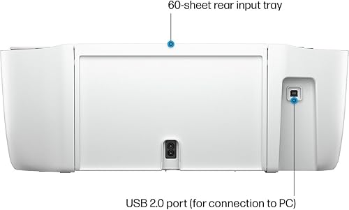 Miniatura 5 de HP DeskJet Impresora de inyección de tinta a color todo en uno serie 27, escaneo de copia de impresión, impresión móvil, conectividad USB